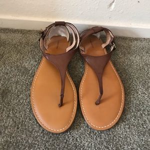 Brown sandals